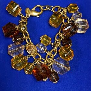 Vintage Joan Rivers Acrylic Beaded Bracelet